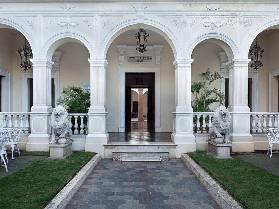 Façade de l’hébergement