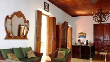 Sitteområde i lobbyen