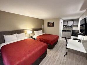 Efficiency, Habitación, 2 camas de matrimonio, no fumadores | Tabla de planchar con plancha, wifi gratis, ropa de cama