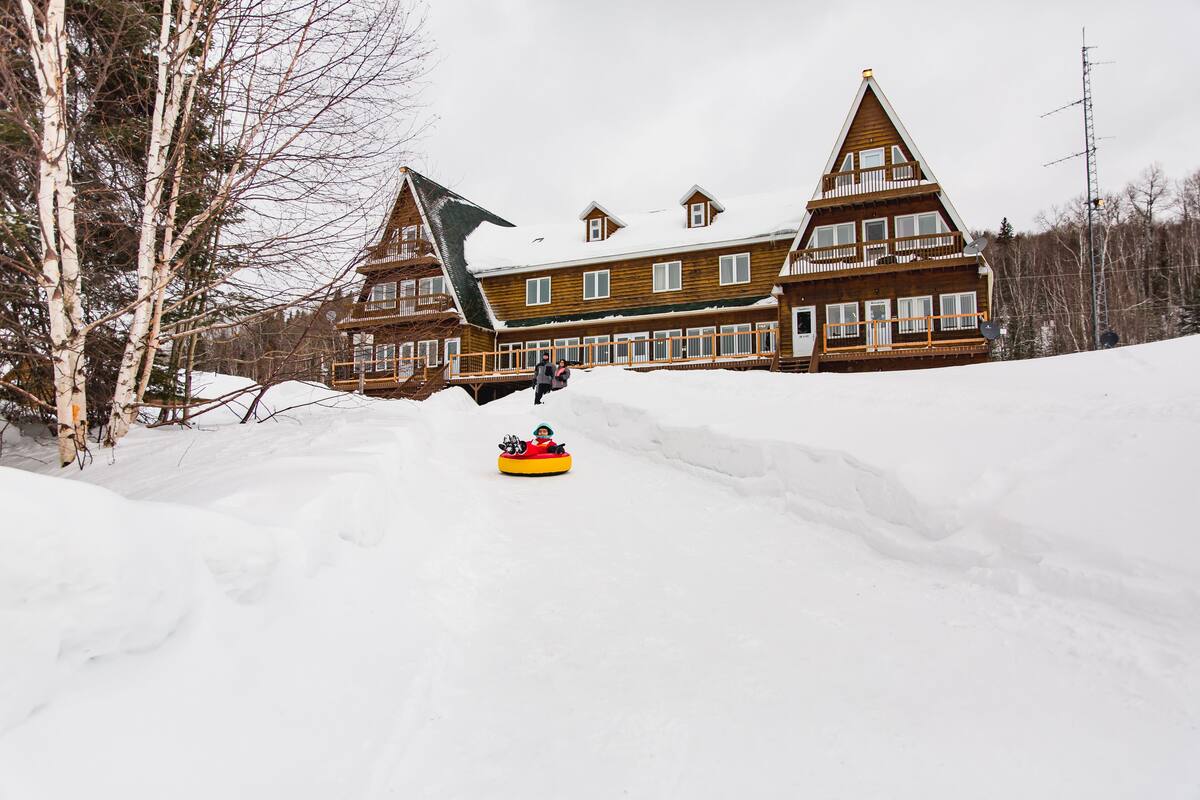 snow tubing