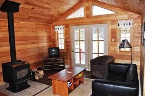 Standard-Chalet, 2 Schlafzimmer | Wohnzimmer