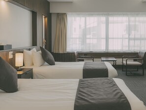 Japanese Modern Room with 2 single beds - Bath and Toilet, Non Smoking - Chalet Shiga (Yamanouchi)