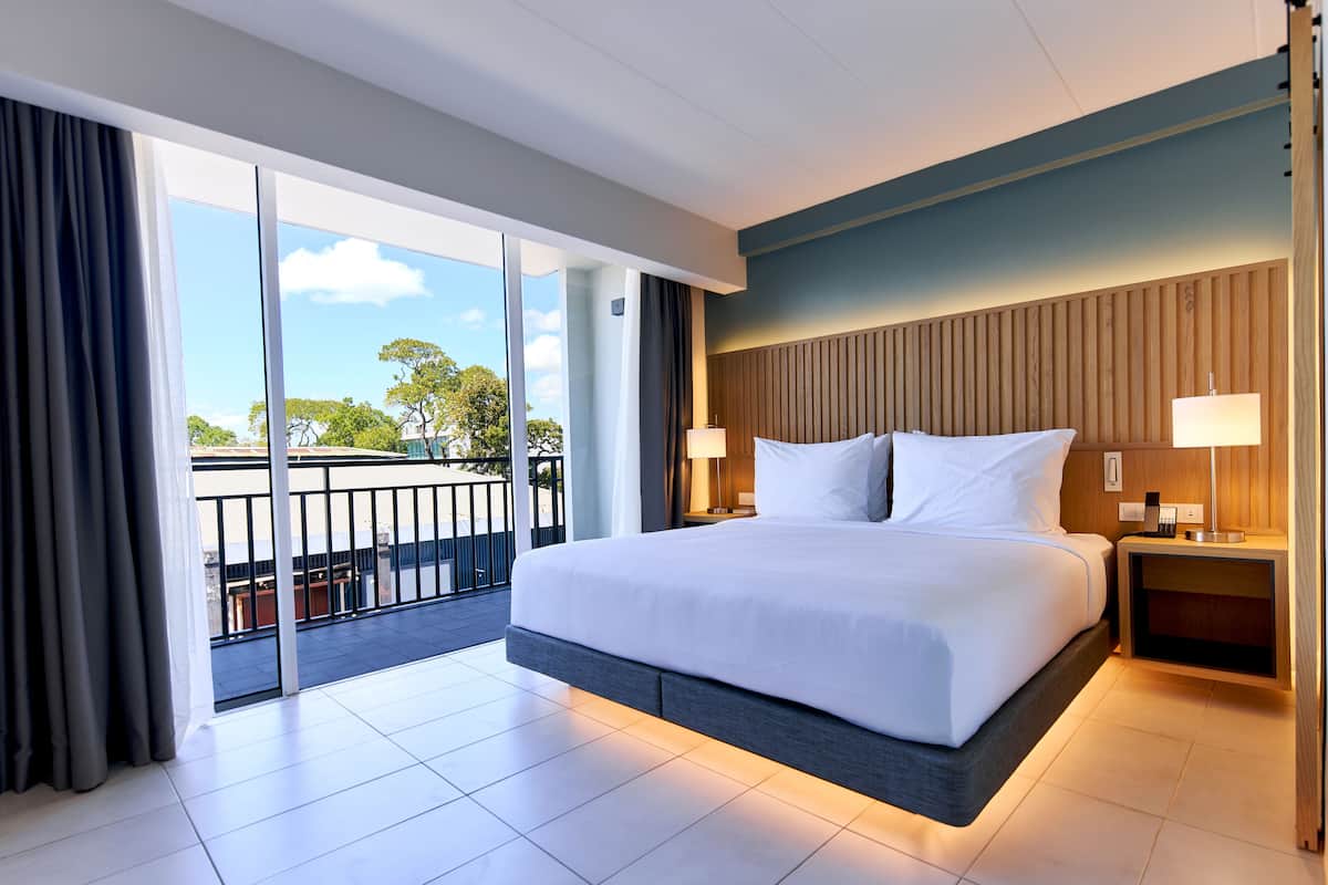 1 habitación y ropa de cama de alta calidad