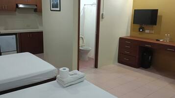 Desk, iron/ironing board, free cribs/infant beds, free WiFi