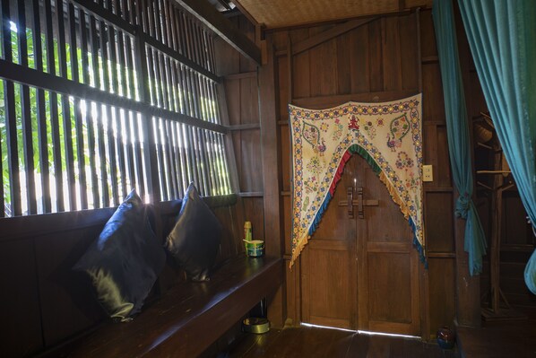 Interior entrance