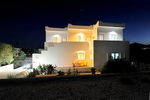 Front of property – evening/night