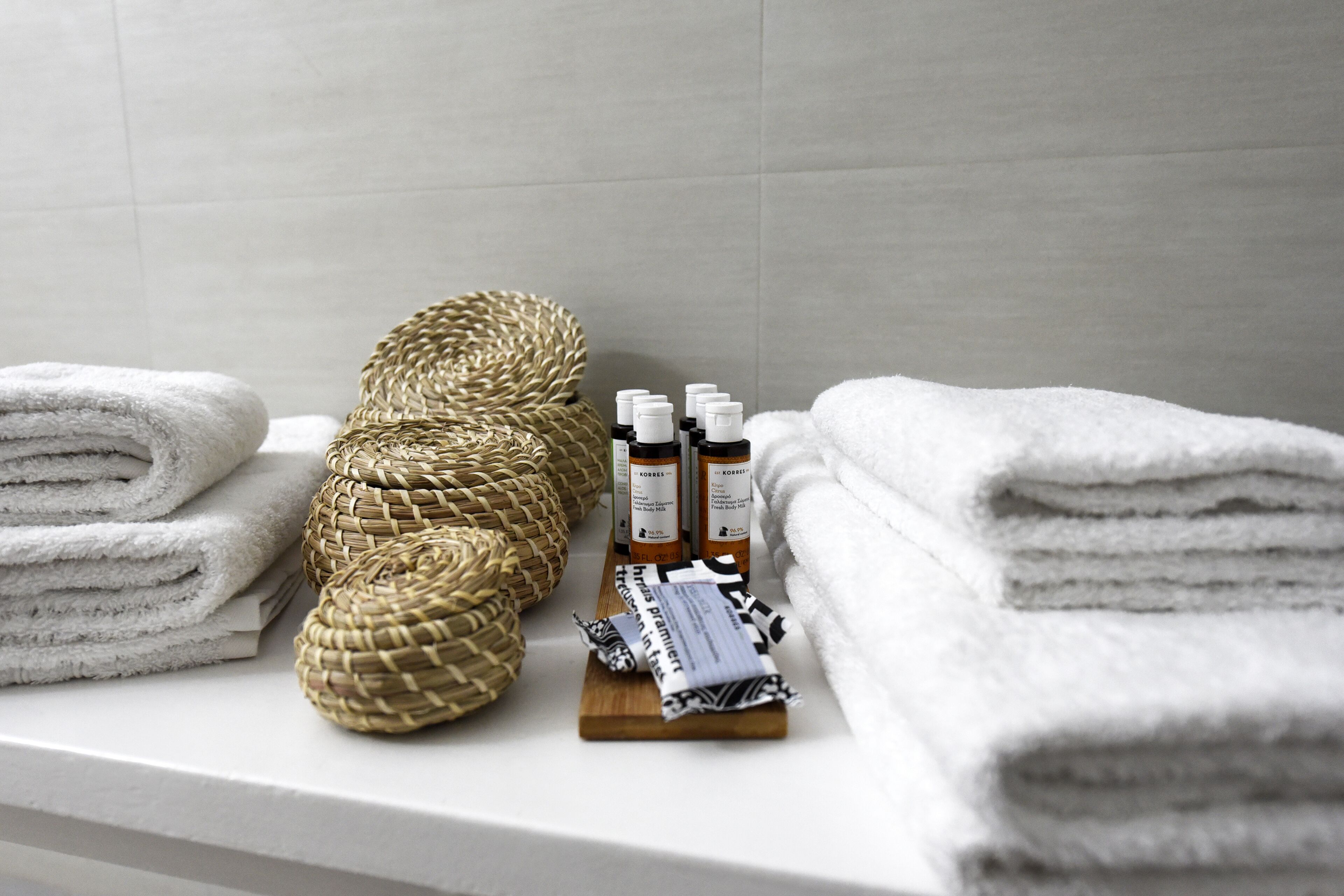 superior studio | bathroom | free toiletries, hair dryer, slippers, towels