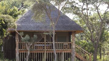 Deluxe Tent, Multiple Bedrooms | In-room safe, desk, bed sheets