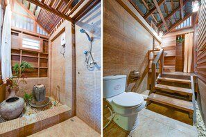 Villa, 1 King-Bett | Badezimmer