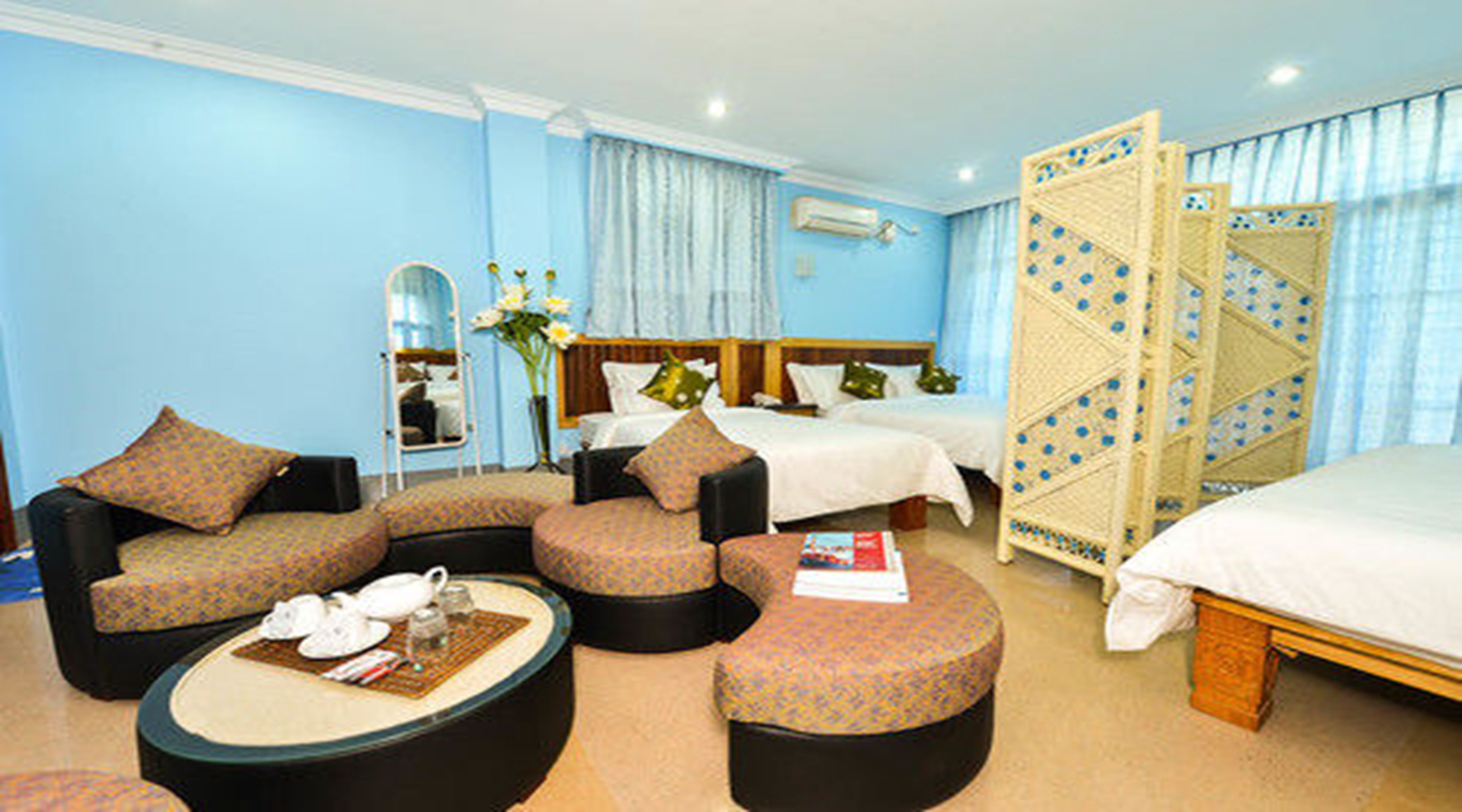 Minibar, in-room safe, desk, blackout curtains