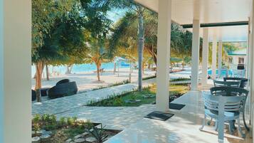 Deluxe Double or Twin Room, Beachfront (Cottage Beachfront) | Terrace/patio