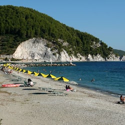 Beach nearby, sun-loungers, fishing