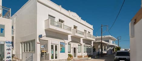 Façade de l’hébergement