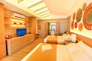 Minibar, caja de seguridad en la habitación, escritorio y wifi gratis 