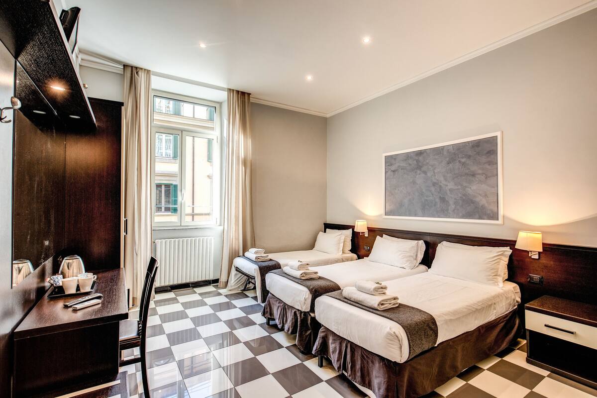 In-room safe, cribs (free), WiFi (free)