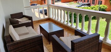 Suite Royal, 1 habitación, balcón, vistas al jardín | Balcón