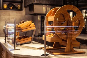Gratis morgenmadsbuffet hver dag
