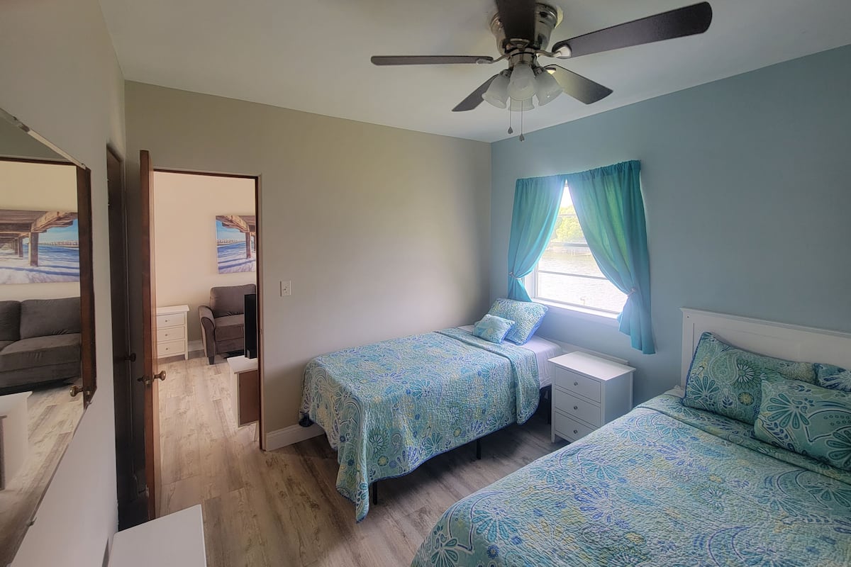 Suite, Multiple Beds, River View | Free WiFi, bed sheets