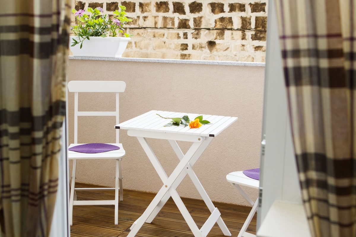 Habitación doble Confort, balcón | Balcón