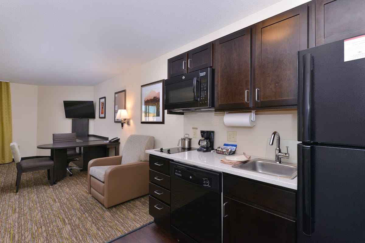 In-room safe, desk, blackout curtains, iron/ironing board