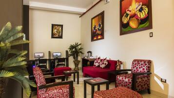 Zona de estar del vestíbulo