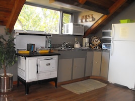Family Loft, Refrigerator & Microwave | Private kitchenette | Fridge, microwave, coffee/tea maker