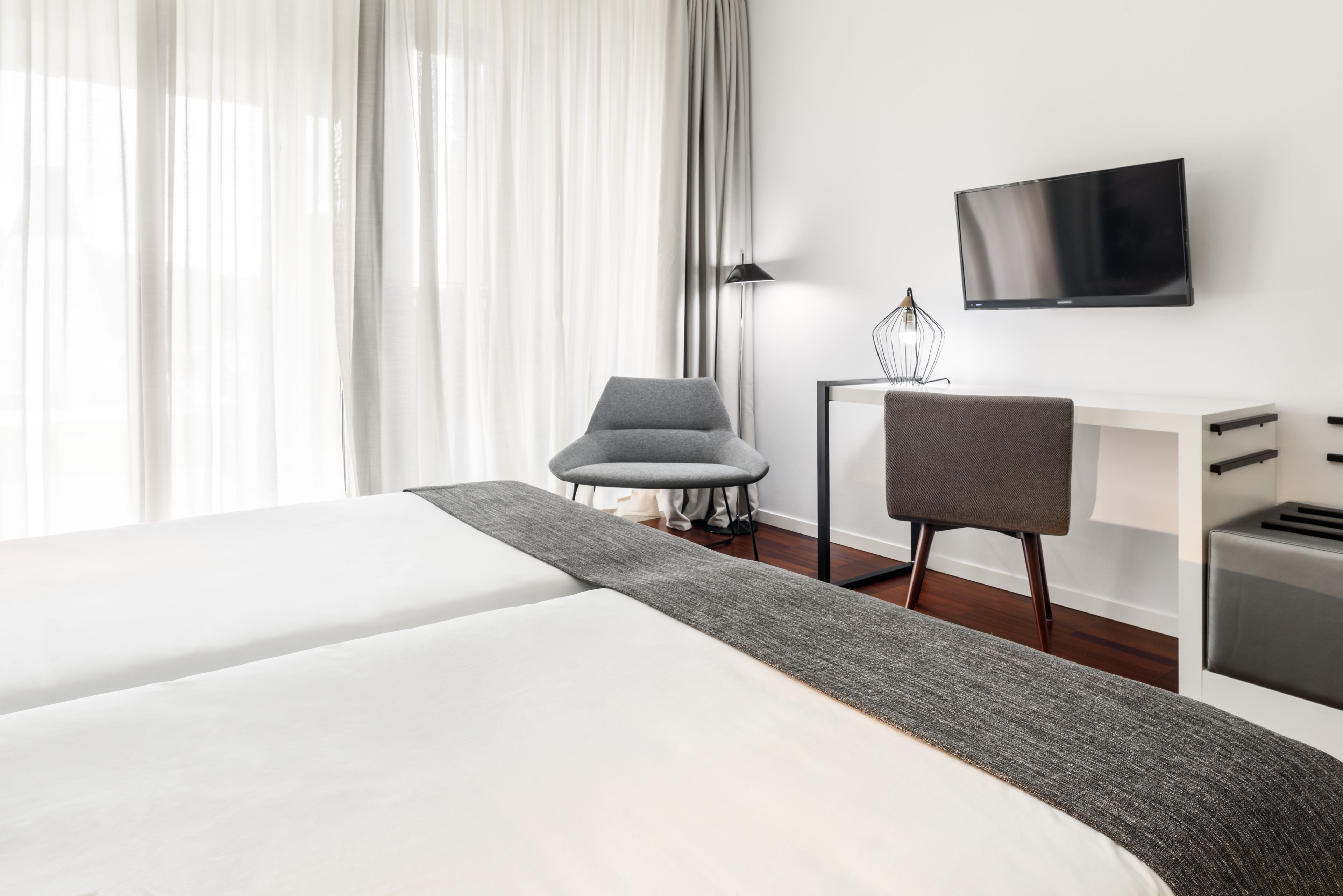 double room (two beds) | minibar, in-room safe, desk, blackout curtains