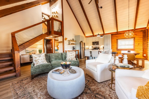 Chalet Mewah | Area keluarga | Televisi LCD 45-inci dengan saluran TV satelit