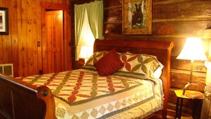 Cabaña de lujo, 1 cama de matrimonio, chimenea | Wifi gratis