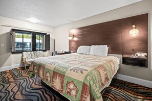 Phòng, 1 giường cỡ king | Bàn, bàn ủi/dụng cụ ủi quần áo, n ôi/giường cho trẻ sơ sinh (phụ phí) 