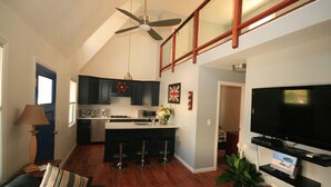 Superior Cabin, Multiple Bedrooms, Non Smoking, Pool View | Living area