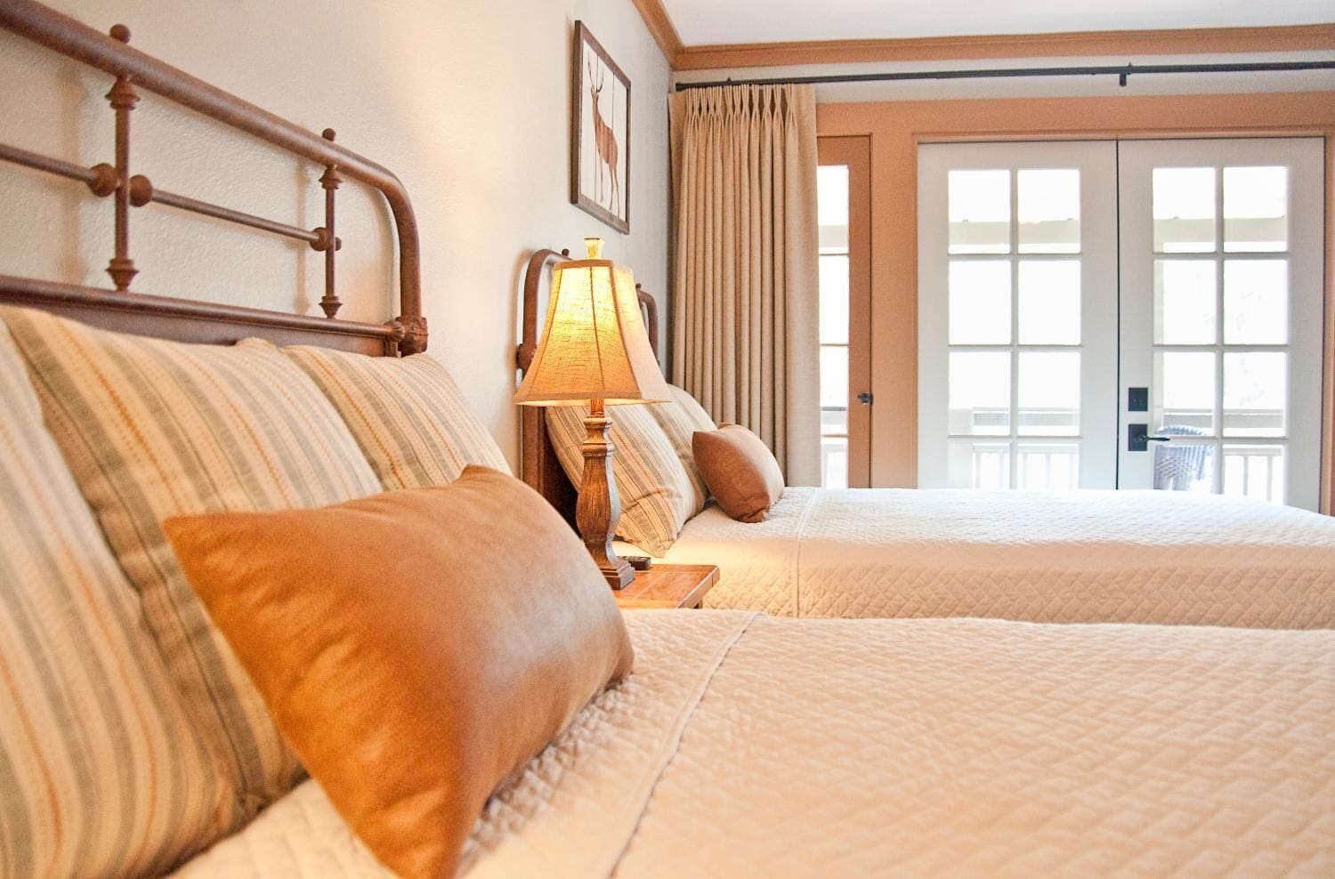 iron/ironing board, free wifi, bed sheets