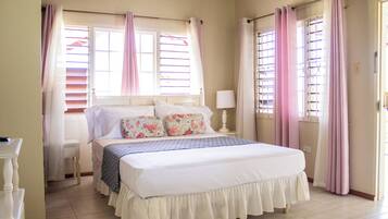 Premium bedding, individually decorated, individually furnished, desk