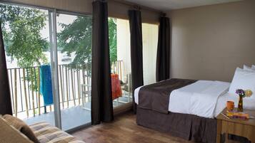 Uitzicht vanaf balkon