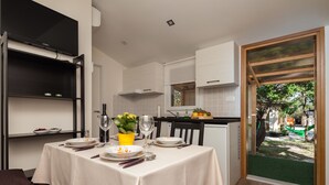 Exclusive Mobile Home, Terrace | Restaurant | 7 restaurants; breakfast, lunch, and dinner served