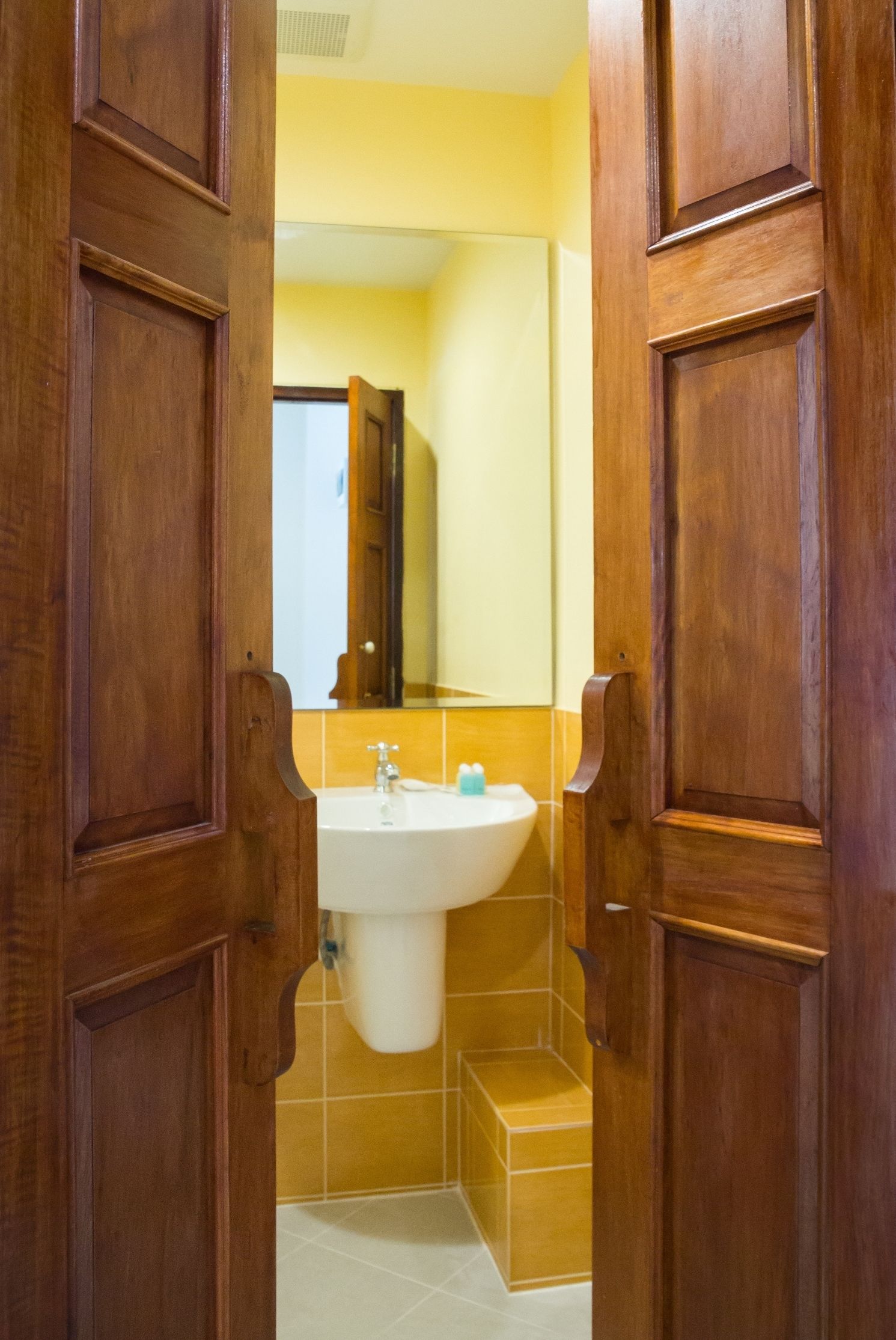 standard double room | bathroom sink