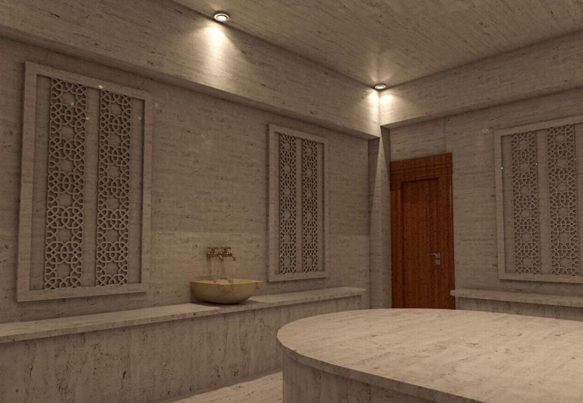 Sauna seca, sauna a vapor, banho turco/hammam