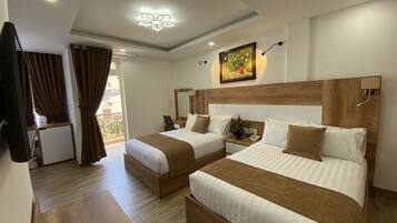 Phòng 2 giường đơn Tiêu chuẩn | Phòng khách | TV màn hình phẳng