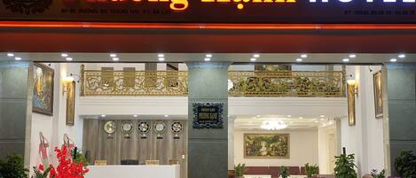 Front of property – evening/night