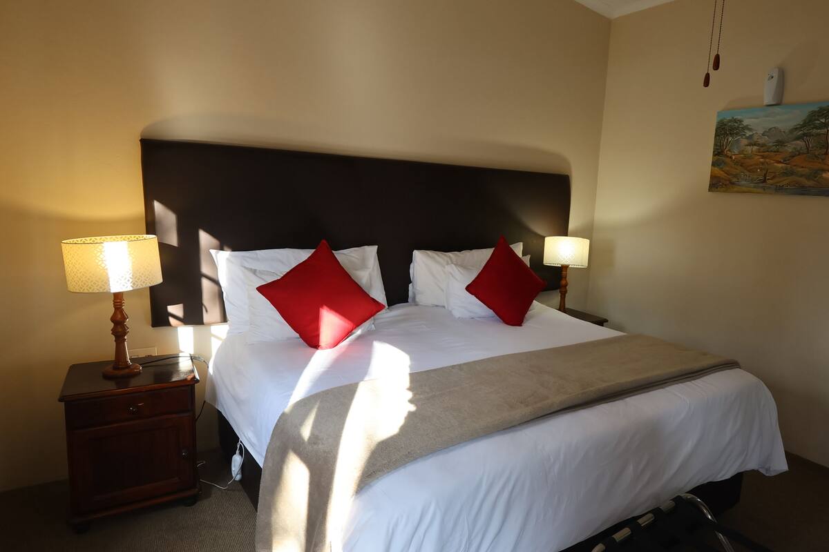 Egyptian cotton sheets, premium bedding, desk, blackout curtains