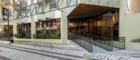 Overnatningsstedets facade