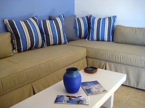 Apartment | Living area - Aerina Luxury Apartments (Sifnos)