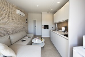 Terrace Suite | Living room | LED TV - Trend Suites (Konyaalti)