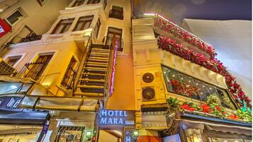 Fassade der Unterkunft