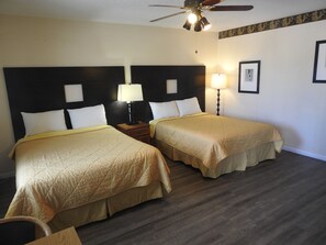 Standard Room, 2 Queen Beds, Non Smoking | Desk, free WiFi, bed sheets - Economy Inn (Socorro)