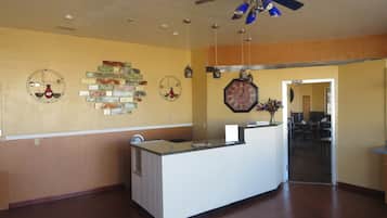Quiosque de check-in/check-out