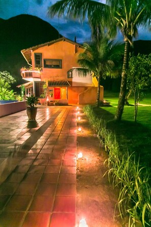 Front of property - evening/night