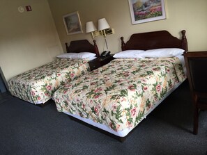 Deluxe Room, 2 Double Beds, Non Smoking | Desk, iron/ironing board, rollaway beds, free WiFi