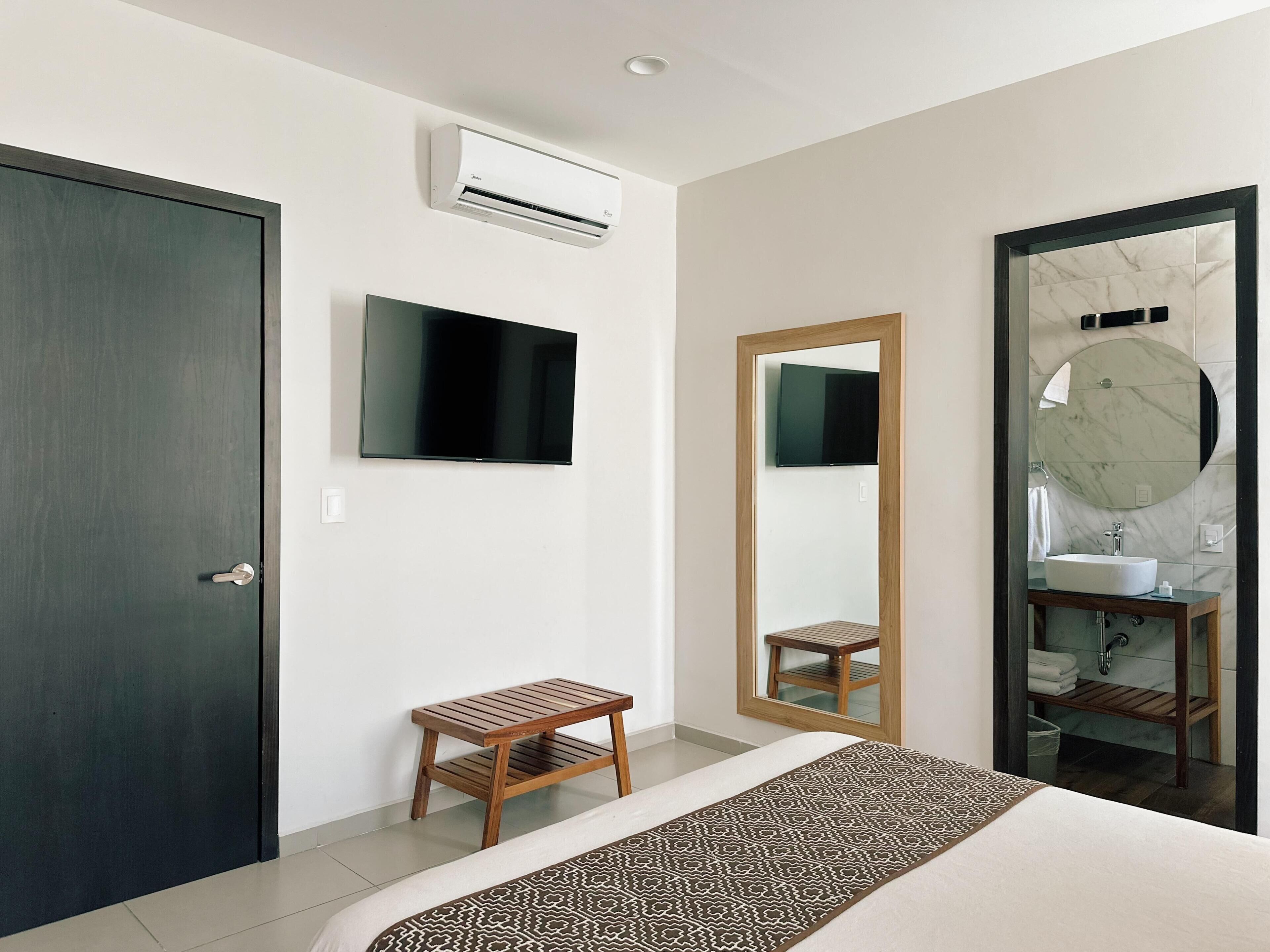 Schallisolierte Zimmer, kostenloses WLAN, Bettwäsche