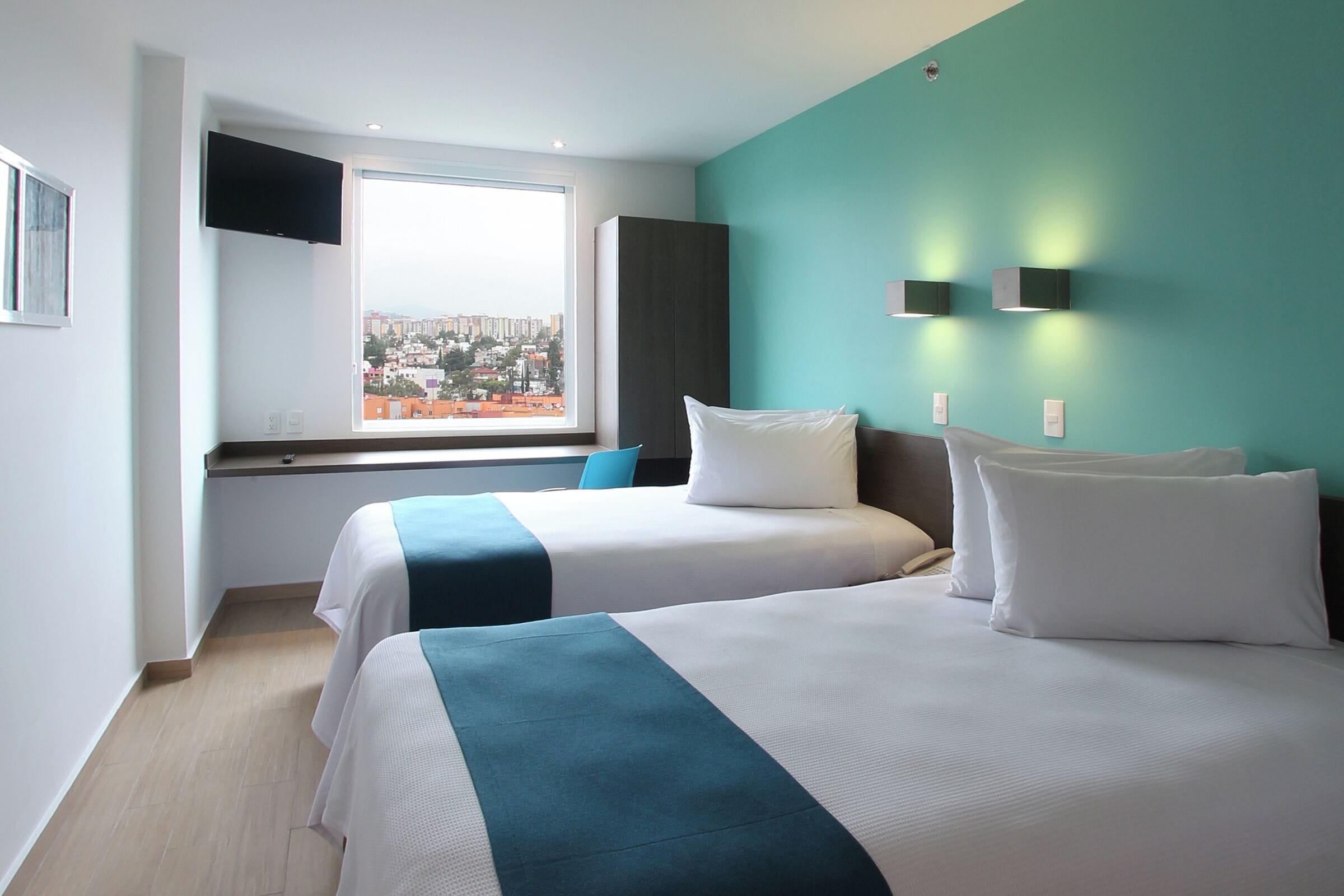 Superior-Zweibettzimmer, 2 Einzelbetten, Stadtblick